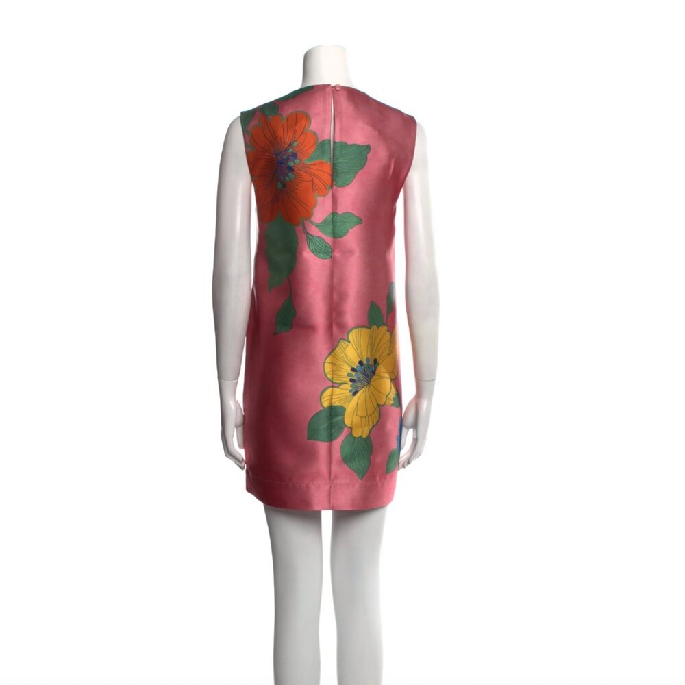 ISO ALÉMAIS Pink Floral Piato Mini Dress - Picture 6 of 6